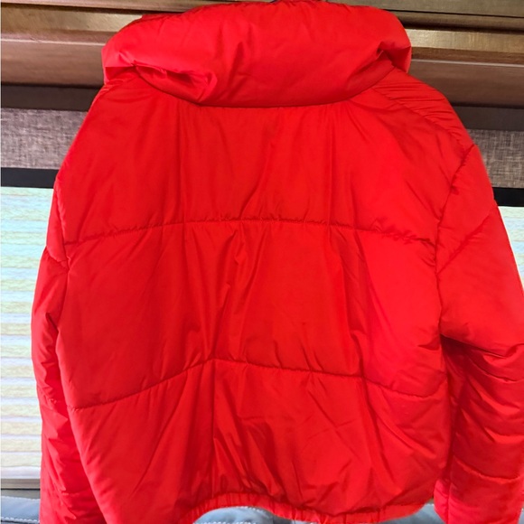 Wild Fable Red Puffer Jacket - Picture 3 of 4